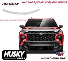 2021-2026 Cadillac Escalade Chrome Aeroskin Hood Flat Bug Shield Protector 2021-2026 Cadillac Escalade Chrome Aeroskin Hood Flat Bug Shield Protector
