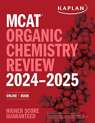 MCAT Organic Chemistry Review 2024-2025: Online + Buch - Taschenbuch NEU Vorbereitung, Ka