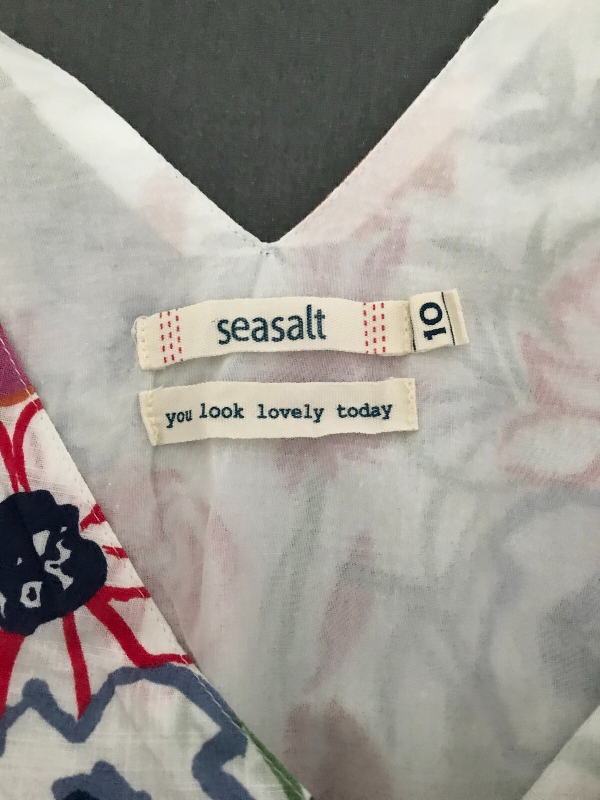 SEASALT PRETTY 'KILLIGREW' SUMMER DRESS FULLY LINED SIZE 10 eBay