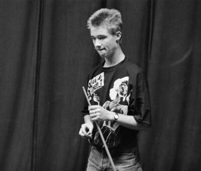Scottish Snooker Player Stephen Hendry 1988 Snooker Old Photo 2