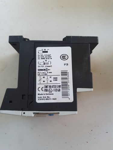 SIEMENS 3RU1116-1ABO OVERLOAD RELAY + 3RU1916-3AA01. TERMINAL SUPPORT - Picture 3 of 3