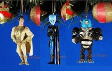 Decoration Ornament Xmas Decor Megamind Bad Blue Brillant Metro Man Minion Set 3