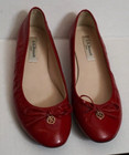 Authentic L.K. Bennett red patent leather ballet flat shoes London size 37 — photo 5