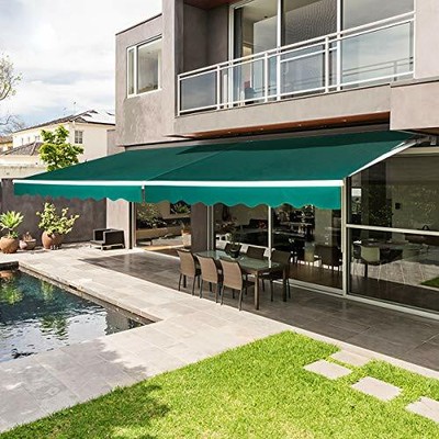 Awnings For Outdoor Patio Shade Backyard Canopy Retractable Awning Rain Cover Ebay