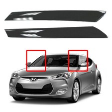 New Oem Front Windshield Garnish Molding Lh Rh 2p Set For Hyundai Veloster 11-17