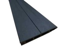 SAMPLE of Premium WPC Wood Plastic Composite Gate Cladding Panels  Dark Grey