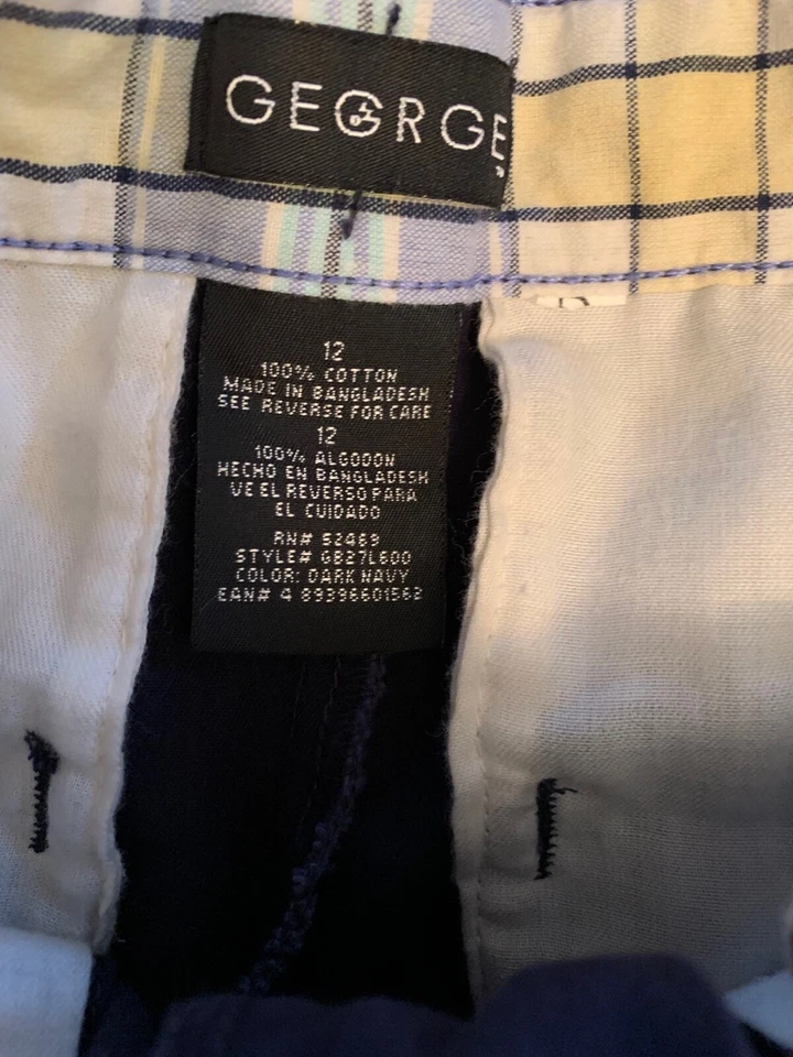 BS1-George Vintage NIÑOS BERMUDAS AZULES TALLA 12. NUEVO Foto 3 de 3