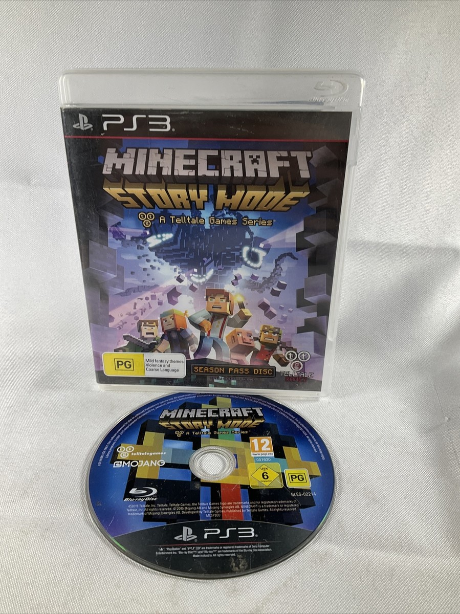  Minecraft: Story Mode - A Telltale Game Series - Season Disc  (PS3) : Video Games