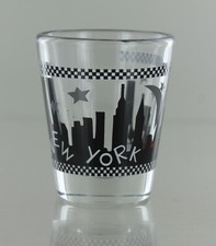 New York NY Skyline Shot Glass
