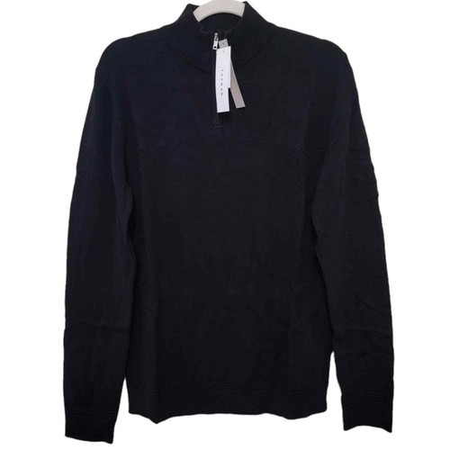 Topman Knitted Half Zip Turtle Neck 