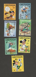 Grenada Disney Sports SC 950-956 MNH