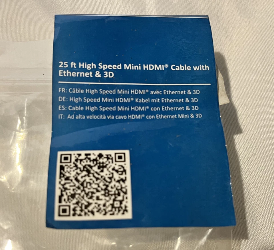 Cable Matters High Speed Mini-HDMI Cable with ethernet & 3D - 25 Feet  - Image 2 of 2