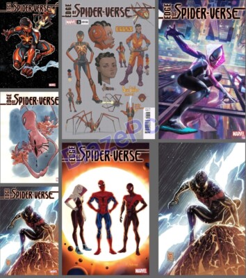 Edge of Spider-Verse #3 Cover A B C D Variant Set or 1:10 1:25 1:50 Options 2024