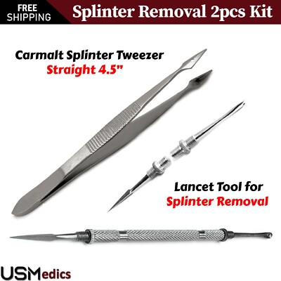 Lancet Veterinary Splinter Removal Kit Splinter Forceps Surgical ...