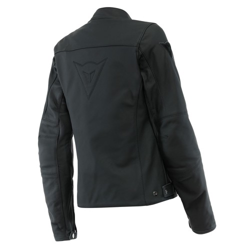 Dainese Razon 2 Lady Lederjacke Schwarz 44D(50L) Vintage / Urban Motorrad Jacke - 第 2/9 張圖片