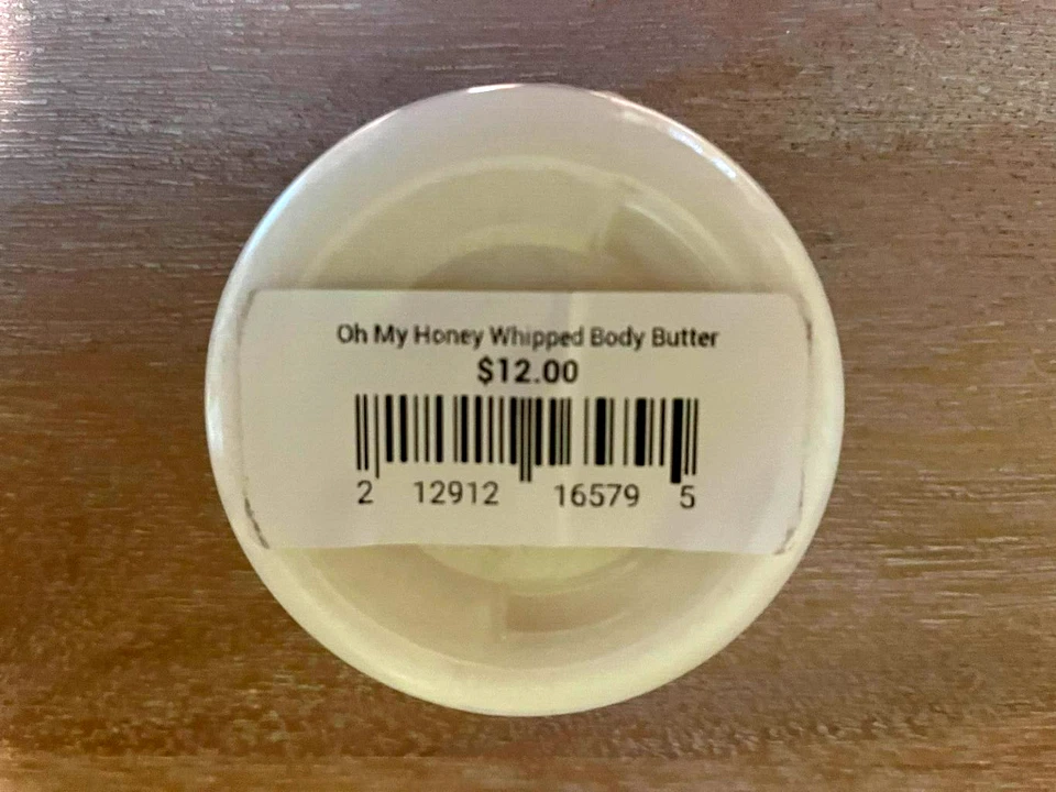 Lote de 2 manteca corporal de karité batida para baño y cuerpo Caron & Co 2,5 oz aroma a miel Foto 4 de 4