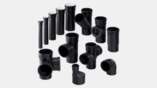 Geberit Silent PP Abwasser Abfluss Rohr Bogen...