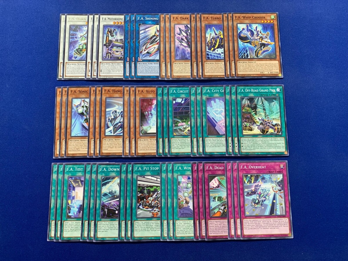 Yu-Gi-Oh! - Complete F.A.(Formula Athletes) Deck Yu-Gi-Oh! - Complete F.A.(Formula Athletes) Deck