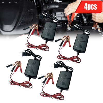 #ad 4PCS Car Battery Charger Maintainer 12V Trickle RV for Truck Motorcycle ATV Auto $22.49