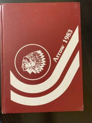 #ad Menomonie Junior High School Yearbook 1983 quot;Arrowquot; 83 Menomonie Wisconsin WI $99.98
