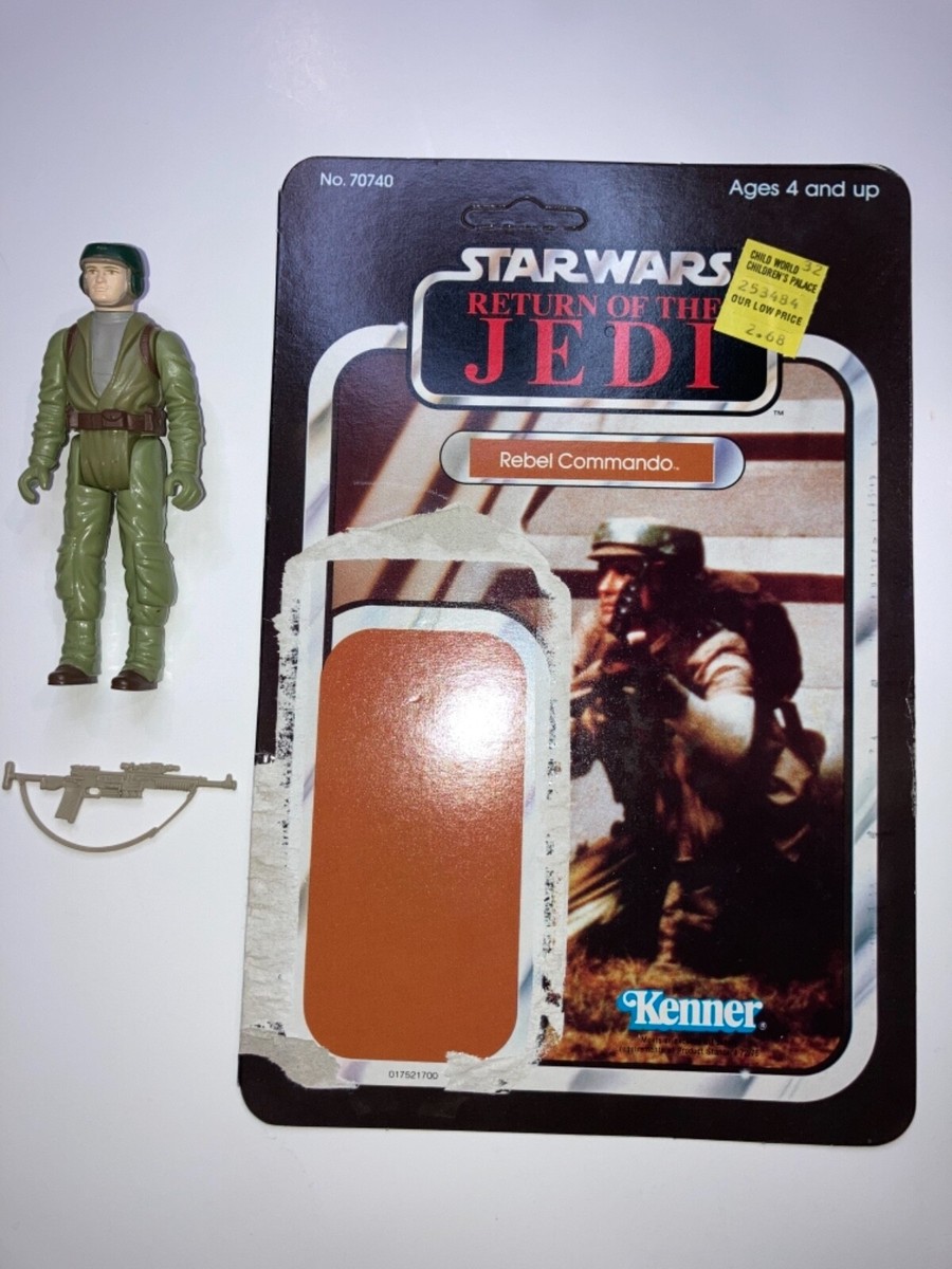 ツクダ　Star Wars ROTJ Rebel Commando 1983年 Vintage 1983 Star Wars ROTJ Rebel Commando Figure New In