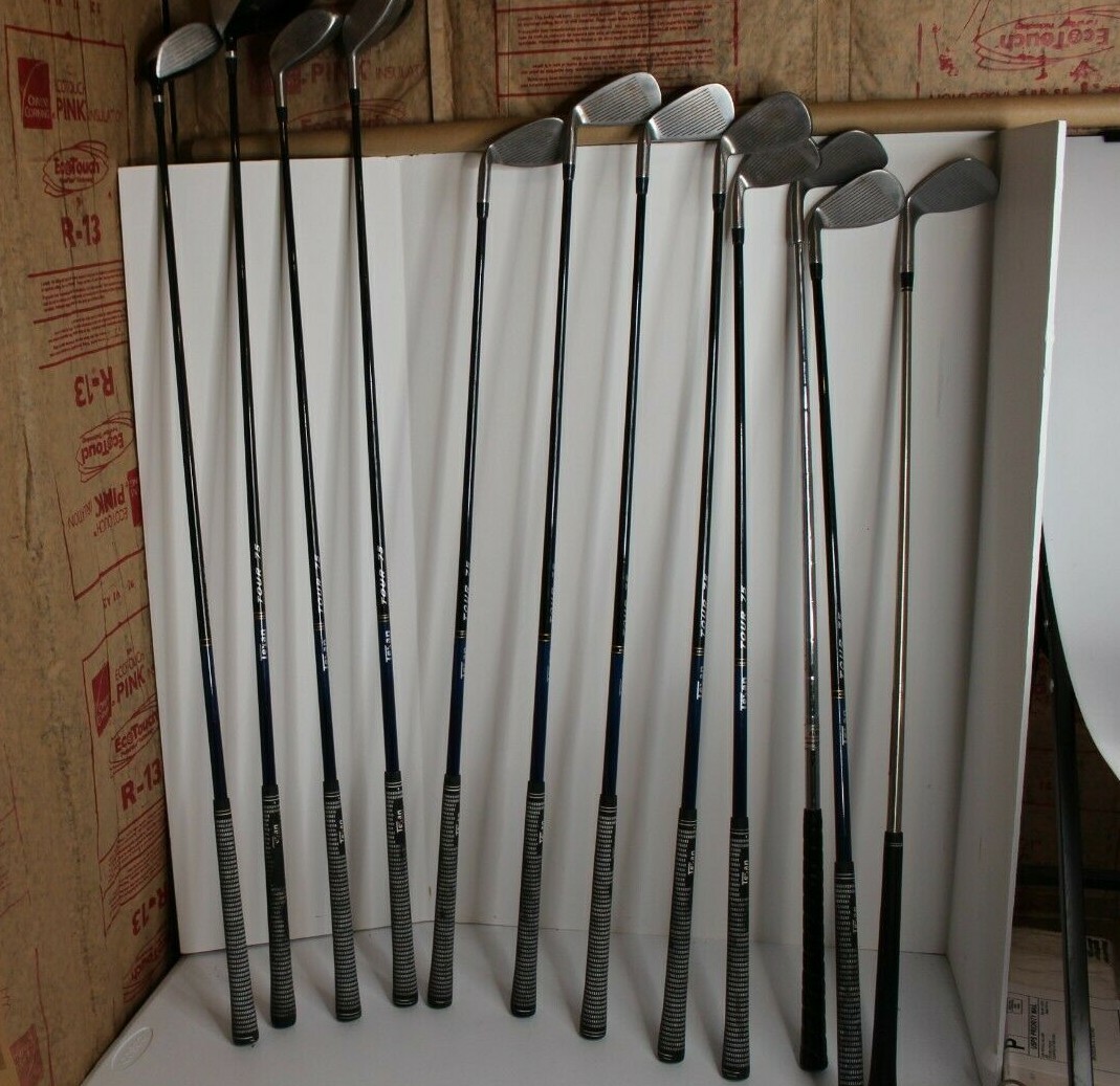 Set de clubs de golf avec sac de golf chariot GRAPHITE hommes + 1 pouce