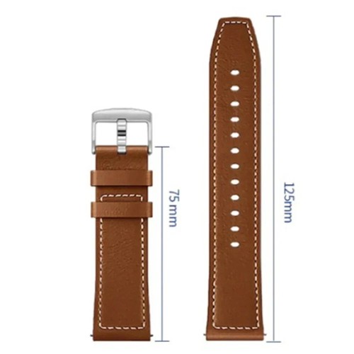 Leather 22 20mm Strap For HUAWEI WATCH GT 5 4 46mm WATCH 4 Pro GT 3 GT2 Pro 42mm - Picture 14 of 37