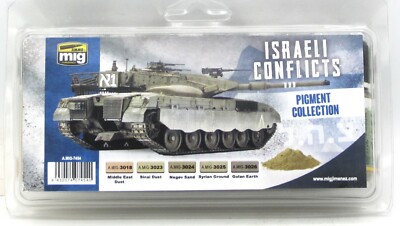 AMMO AMIG7454 Israeli Conflicts Pigment Set (Weathering Products) Desert Earth