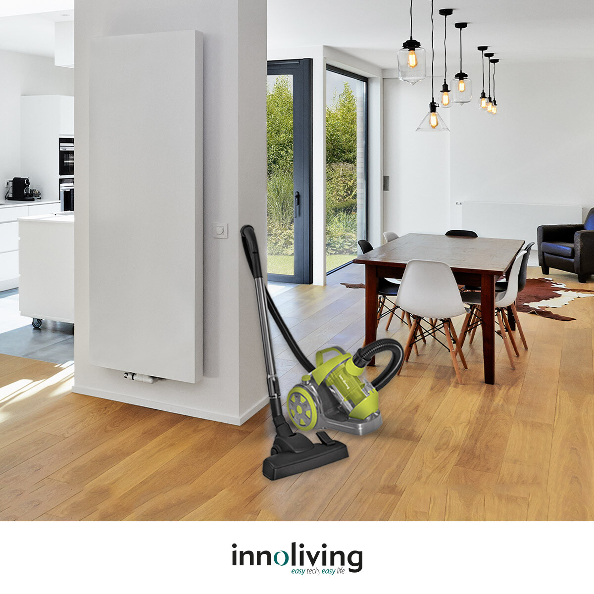 Innoliving INN-654 700W Aspirapolvere Ciclonico a Traino - Verde/Grigio |  Acquisti Online su eBay