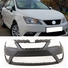 Fits Seat Ibiza FR 2012-2017 Front Bumper Primed Without PDC or Washer Holes