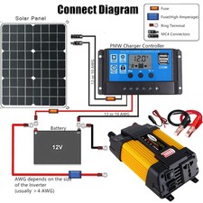 4000W Solar Panel Inverter Kit 18W Solar Pane...