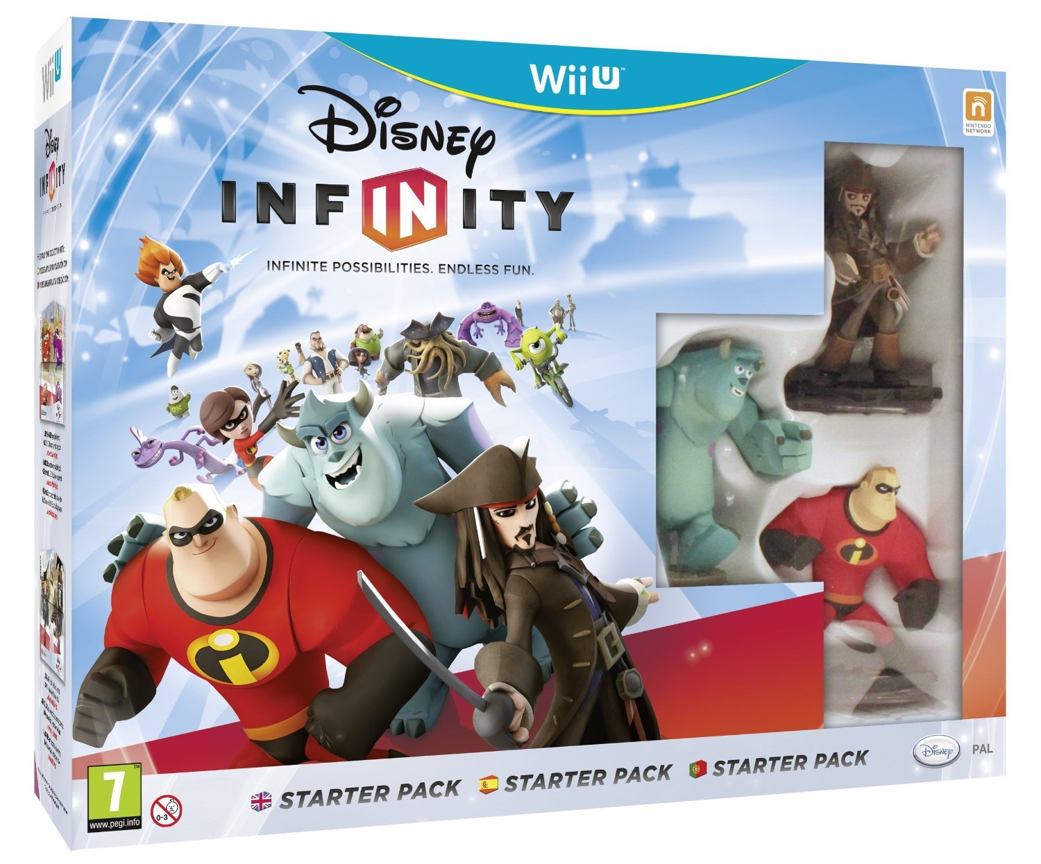 Nintendo Wii U Wiiu Juego Disney Infinity de Arranque Con 3 Figuras eBay