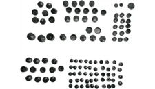 2401-0699NEW DRAG SPECIALTIES 2401-0699 Bolt Cover Standard Kit - Black - HARLEY