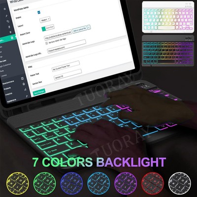 DE Für Xiaomi Mi Pad 7/7 Pro 6 5 Redmi Pad SE 11 QWERTZ Beleuchtet Tastatur Maus