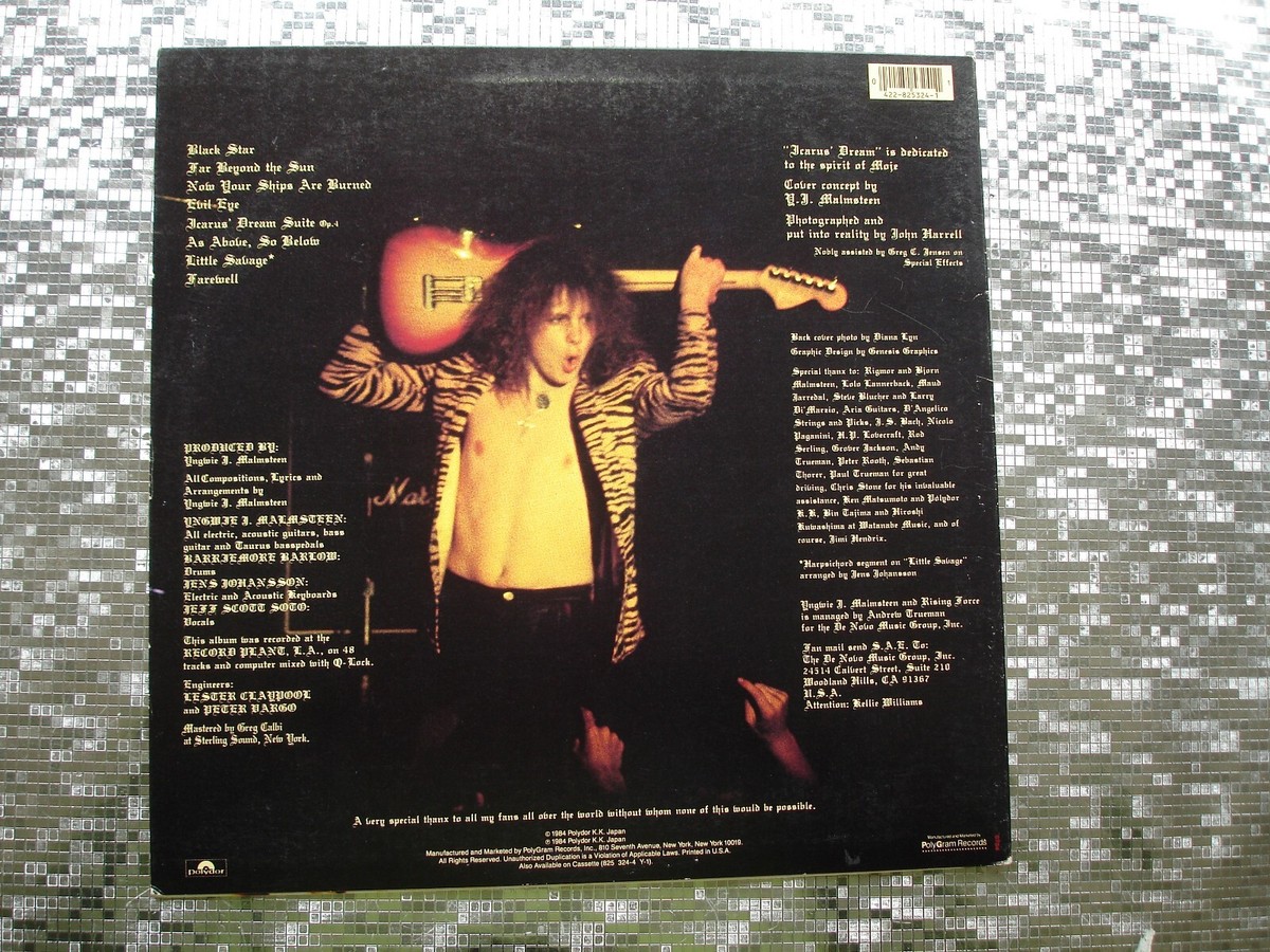 Yngwie J. Malmsteen ライジング・フォース ４枚セット Yngwie J. Malmsteen ライジング・フォース 4枚セット Yngwie J
