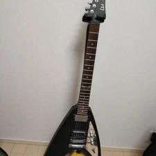 Used Esp Ltd George Lynch Super V Electric Guitar Mahogany Body Neck Black