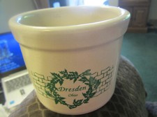 1 Dresden Ohio Pint Robinson Ransbottom Roseville rare size, Crock Vtg