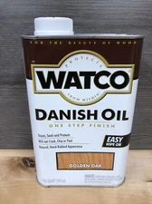 Watco Danish Oil Finish - 65141 Quart Golden Oak New