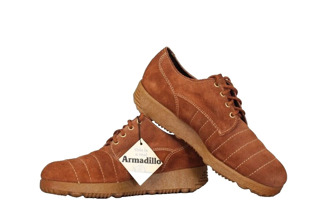 Calzado Vintage Informal de Cuero Marrón para Hombres