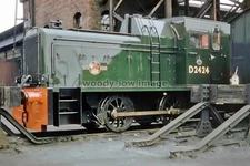 pu4010 - Engine No.D2424 at St. Rollox Works Glasgow, Scotland - print 6x4