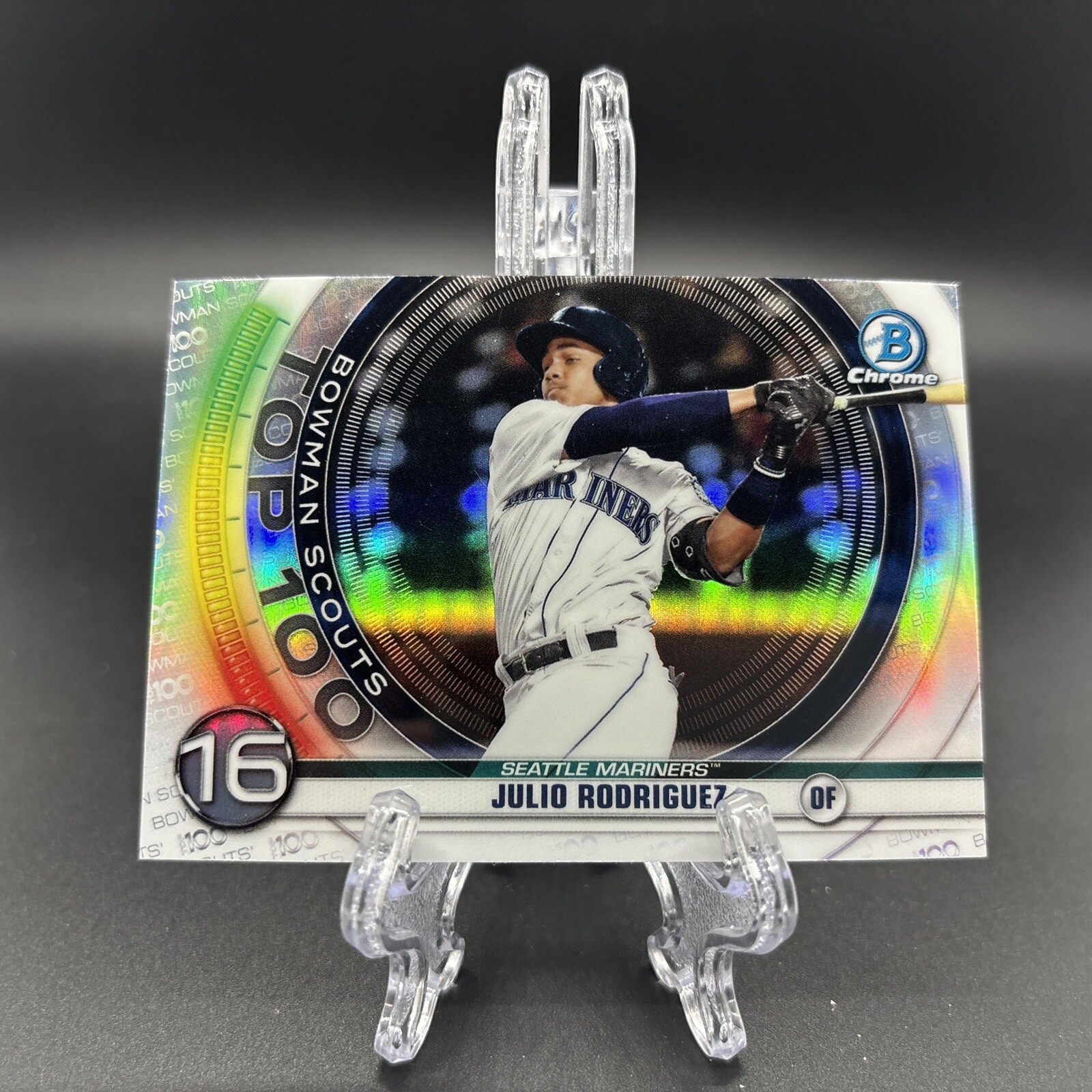 2020 Bowman Chrome Scouts Top 100 Julio Rodriguez R31454
