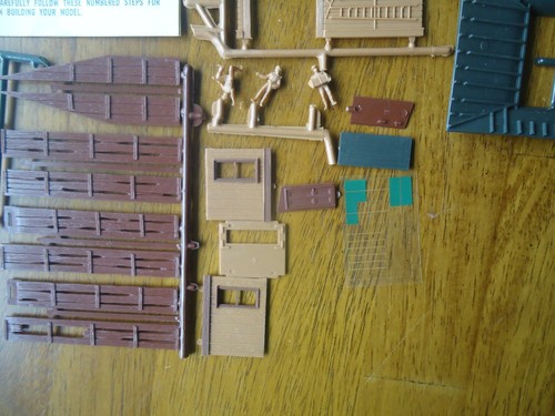 HO scale building structure railroad freight station depot 1959 - Picture 3 of 8