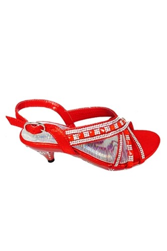 Fabulous Kids Teresa 86K Little Girls Rhinestone Pageant Heels Sandals NEW - 第 3/7 張圖片