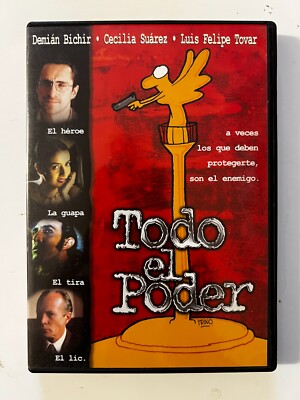 TODO EL PODER, MOVIE BY FERNANDO SARIÑANA, 2005 MEXICAN DVD, CRIME