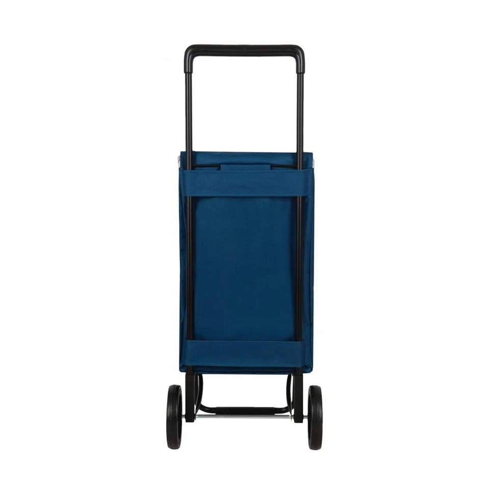 Carrello Spesa Gimi Blu Argo Resistente Antipioggia 42L Carrellino Portaspesa - Immagine 2 di 4
