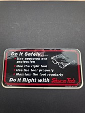 Vintage Snap-on Tools Tool Box Sticker Safety Usa Decal Ss 705 6x3 New Vintage Snap-on Tools Tool Box Sticker Safety Usa Decal Ss 705 6x3 New