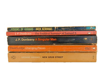 Bundle 5 vintage Penguin Classics Paperback Books display props decor stack