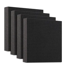 Pre-Cubed Pick & Pluck Foam Sheets - 4-Pack 12"x12"x2" Polyurethane Apart Ins...
