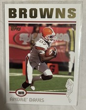 2004 Topps Football #283 Andre' Davis Cleveland Browns
