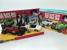 CORGI TOYS GIFT SET 40 THE AVENGERS LOTUS AND BENTLEY + BOXED